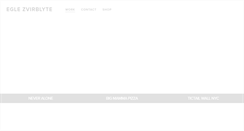Desktop Screenshot of eglezvirblyte.com